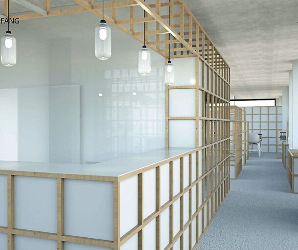 Ein großzügiger Empfangsbereich ist geplant. Illustration: Stadt Ludwigsburg