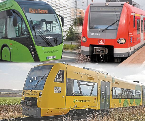 Ob Schnellbus, S-Bahn oder Strohgäubahn: Der Ausbau des Nahverkehrs ist der öffentlichen Hand viel Geld wert. Archivfotos: Drossel, Bürkle, Hoerter