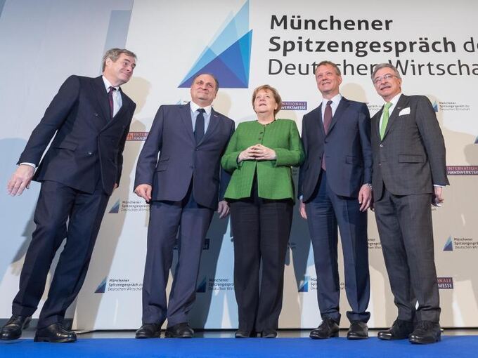 Spitzengespräch mit Merkel