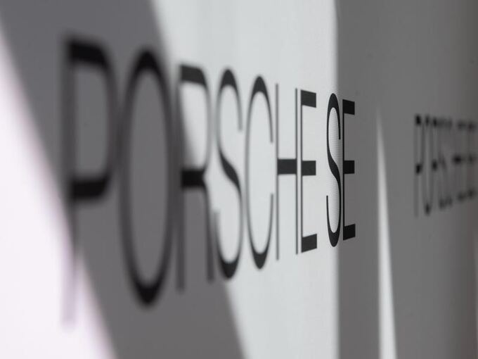 Logo und Schriftzug der Porsche SE