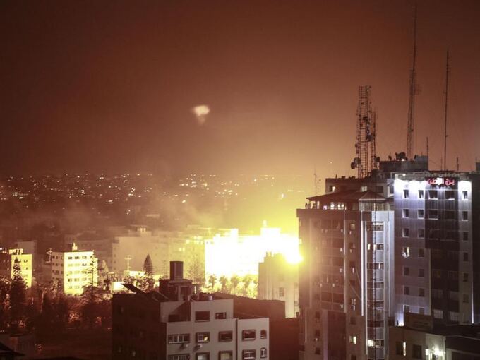 Flammen in Gaza
