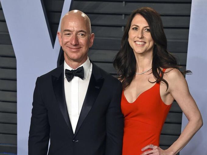 Jeff Bezos + MacKenzie Bezos