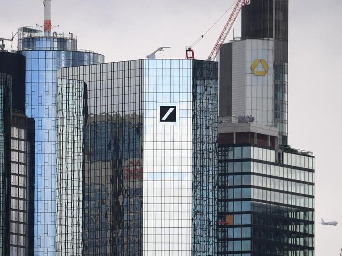 Deutsche Bank und Commerzbank in Frankfurt