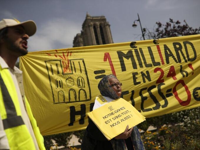 «Gelbwesten»-Proteste in Paris