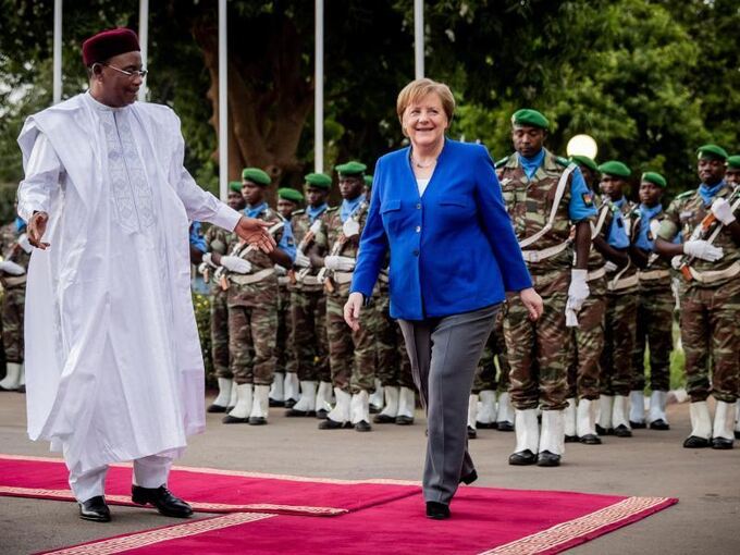 Merkel im Niger