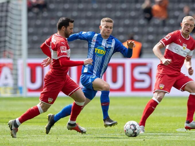 Hertha BSC spielt gegen den VfB Stuttgart