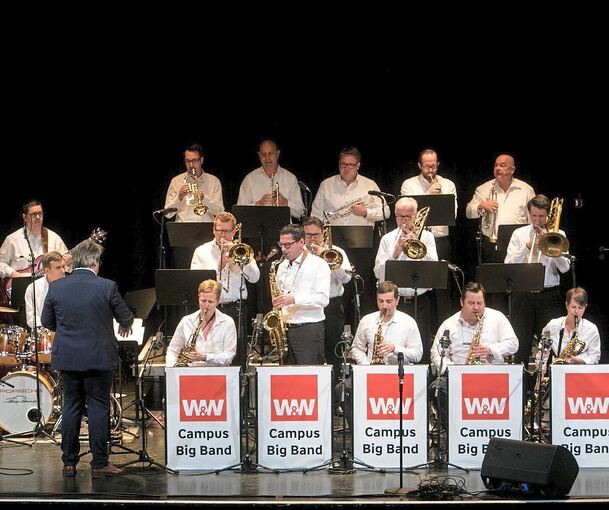 Klanggewaltig: Die BigBand von W&W. Archivfoto: Benjamin Stollenberg