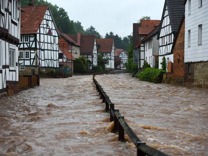 Hochwasser in Nordhessen
