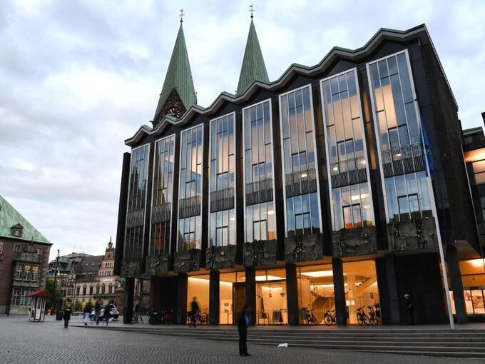 Bürgerschaft und St.-Petri-Dom in Bremen