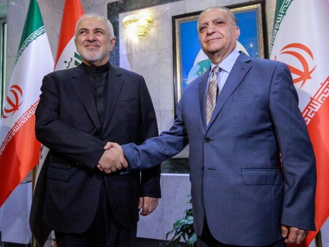Irans Außenminister Sarif in Bagdad