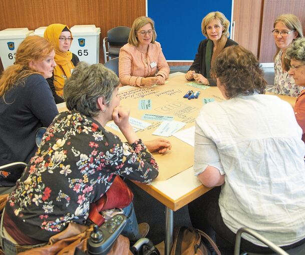 EIn Netzwerk für Chancengleichheit war eines der Themen der Gesprächsrunden beim Workshop. Foto: Holm Wolschendorf