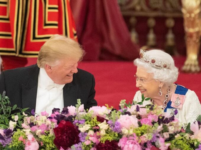 Trump bei der Queen