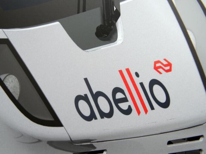 Das Logo von Abellio ist auf einem Triebwagen zu sehen