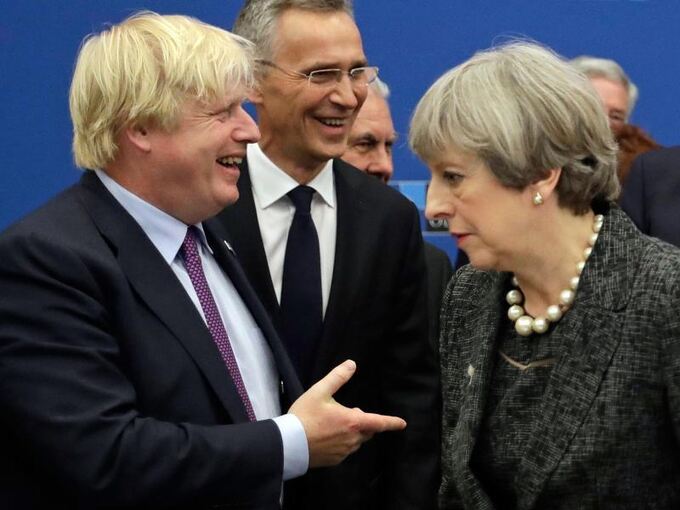 Theresa May und Boris Johnson