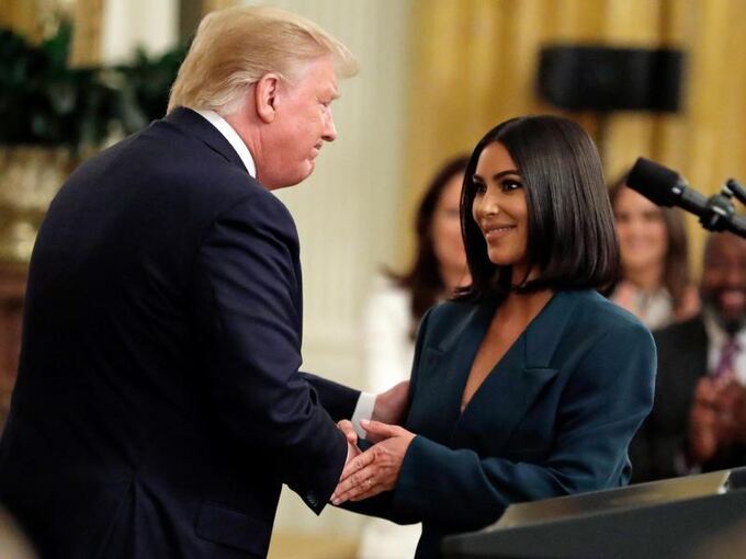 Kim Kardashian West + Donald Trump