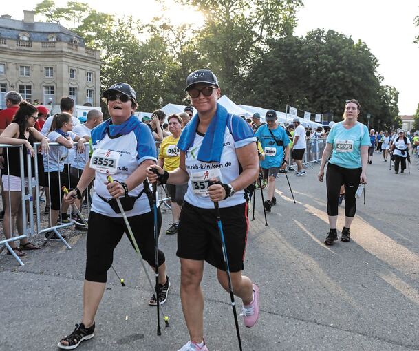 Auch Walker gingen an den Start.