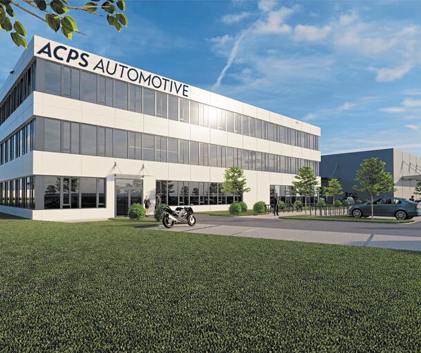 So soll die neue ACPS-Zentrale aussehen. In einem Jahr soll sie im Ingersheimer Gewerbegebiet eingeweiht werden. Foto: ACPS