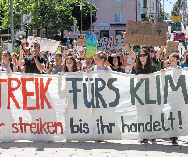 Die Schülerbewegung „Fridays for Future“ fordert einen entschiedenen Klimaschutz auch in Ludwigsburg. Archivfoto: Holm Wolschendorf