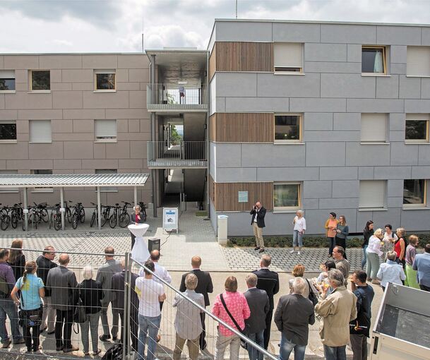 Das Manara-Wohnheim auf der Karlshöhe ist offiziell eröffnet. Foto: Wolschendorf