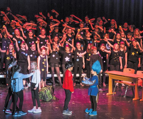 Die Bühnenaufführung der Fünftklässler ist fester Bestandteil des Schulalltags am Goethe-Gymnasium. Foto: Holm Wolschendorf