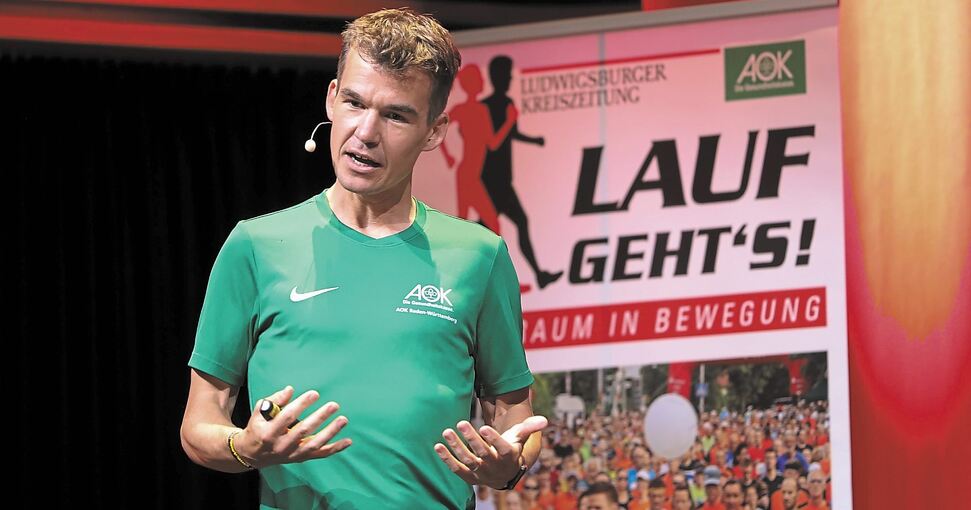 Auch für die Lauf-Geht‘s-Aktion der Ludwigsburger Kreiszeitung engagiert sich Arne Gabius. Foto: Ramona Theiss