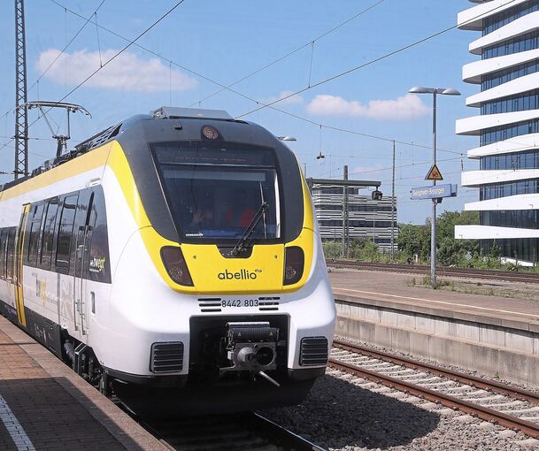 Die Bahnen der SWEG müssen in den kommenden Wochen zum Teil große Umwege fahren oder entfallen ganz. Foto: Alfred Drossel