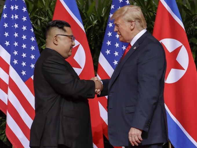 Kim Jong Un und Trump