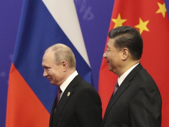 Putin und Xi Jinping