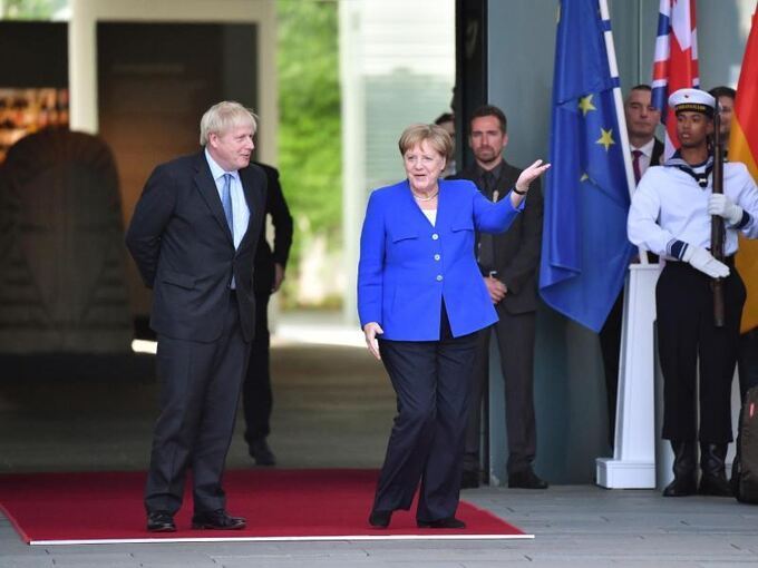 Boris Johnson in Berlin