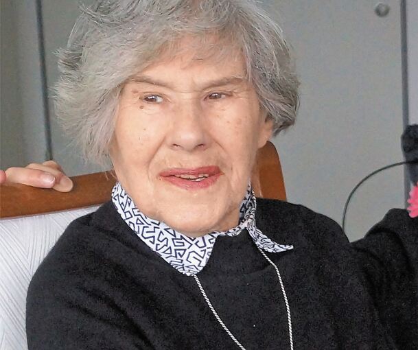 Suse Underwood bei ihrem letzten Besuch 2015 in Freudental. Foto: privat