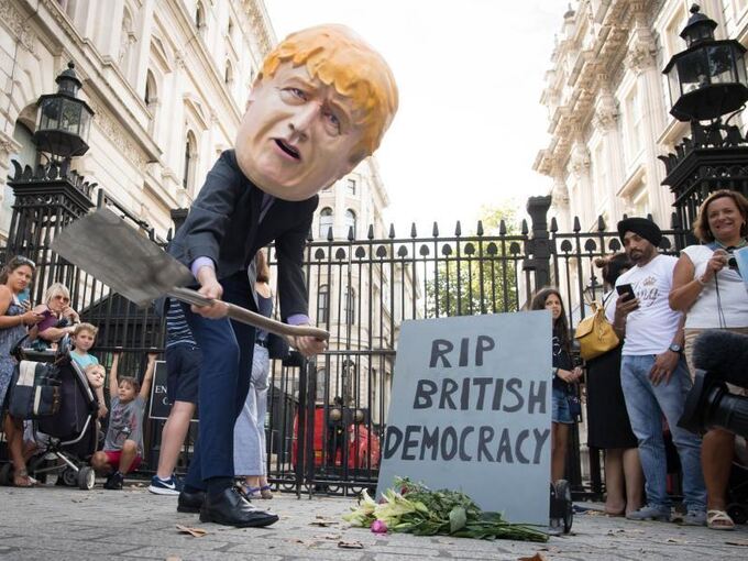 «RIP British Democracy»