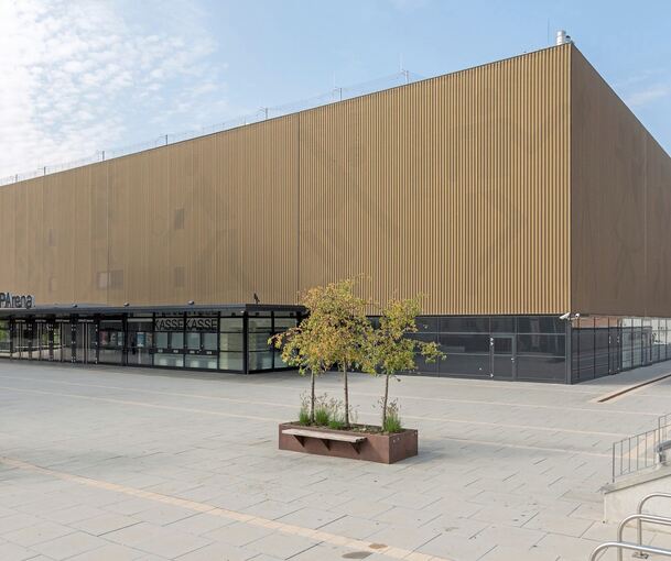 Wird technisch auf den neuesten Stand gebracht: Die MHP-Arena in Ludwigsburg. Archivbild: Oliver Bürkle