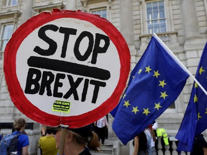 Brexit-Gegner demonstrieren in London