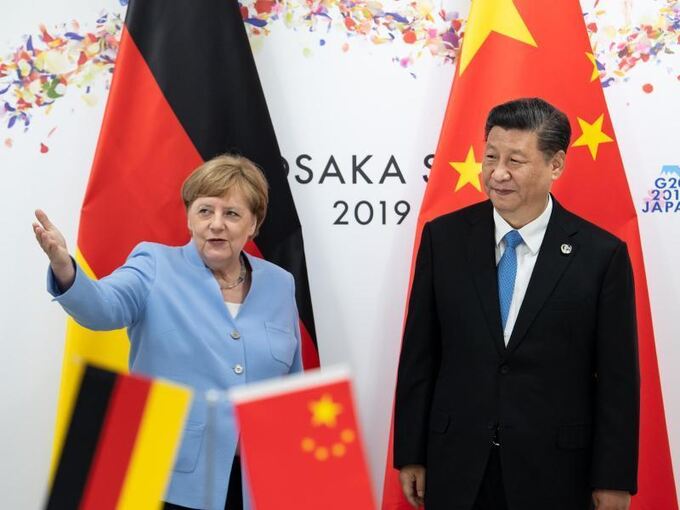 Merkel und Xi