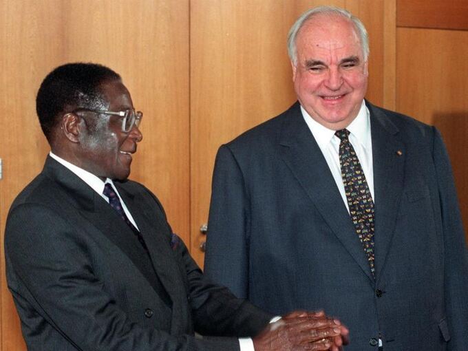 Mit Helmut Kohl