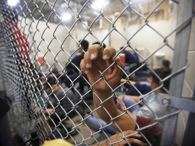 Inhaftierte Migranten