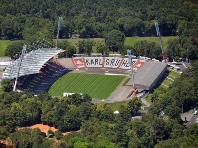 Luftbild Wildparkstadion Karlsruhe