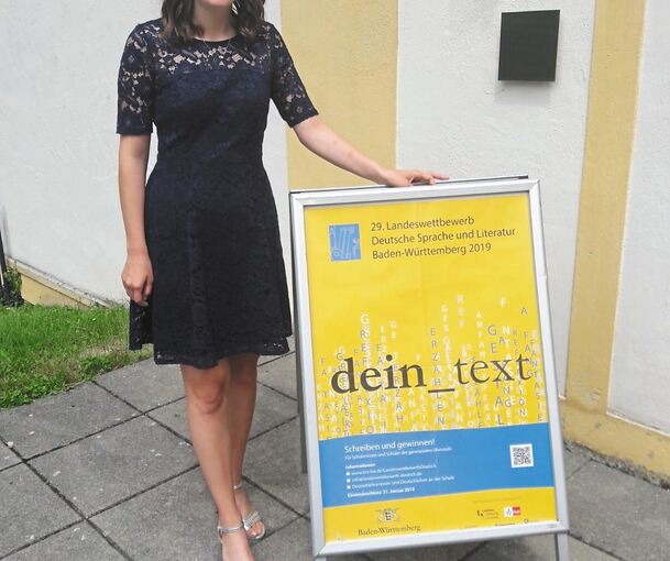 Anna Hofmann hat den Landeswettbewerb Deutsche Sprache und Literatur gewonnen. Foto: privat