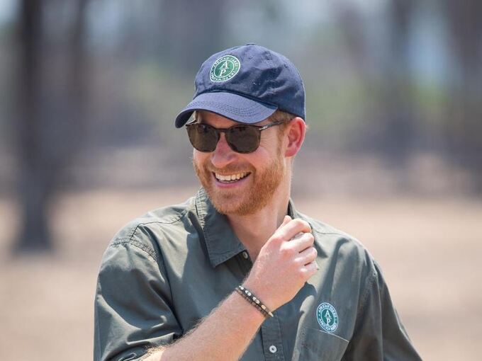 Prinz Harry auf Afrikareise