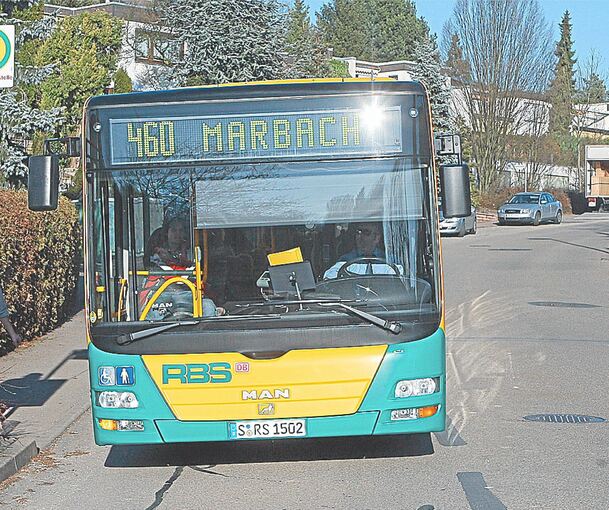 Die meisten Busse aus dem Bottwartal steuern den Bahnhof in Marbach an. Die Option einer Busverbindung nach Winnenden sorgt noch immer für Diskussionen im Bottwartal. Archivfoto: Alfred Drossel