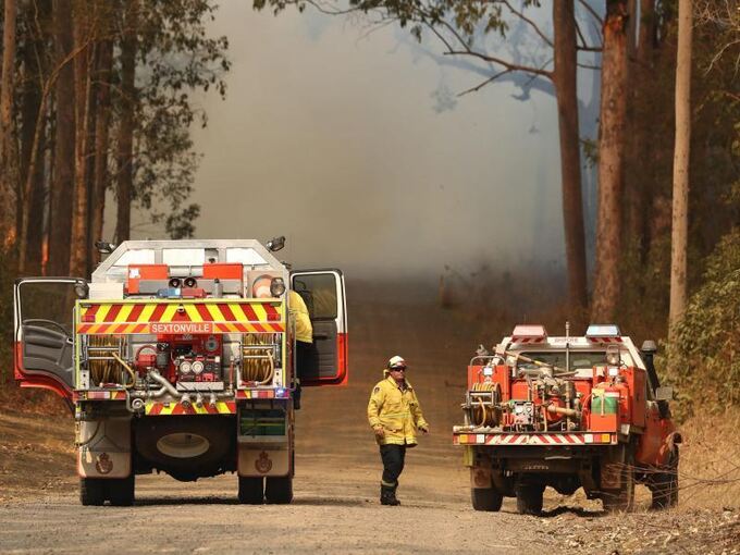 Buschfeuer im Osten Australiens