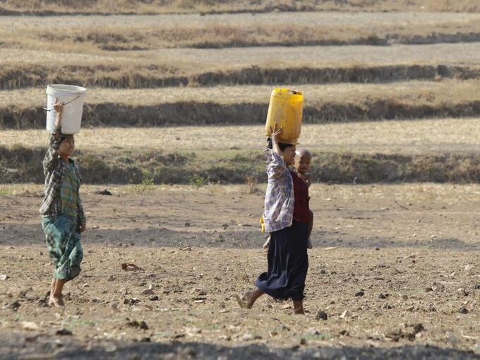 Dürre in Myanmar