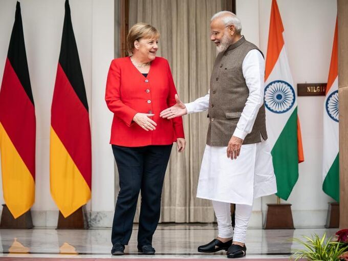 Merkel und Modi