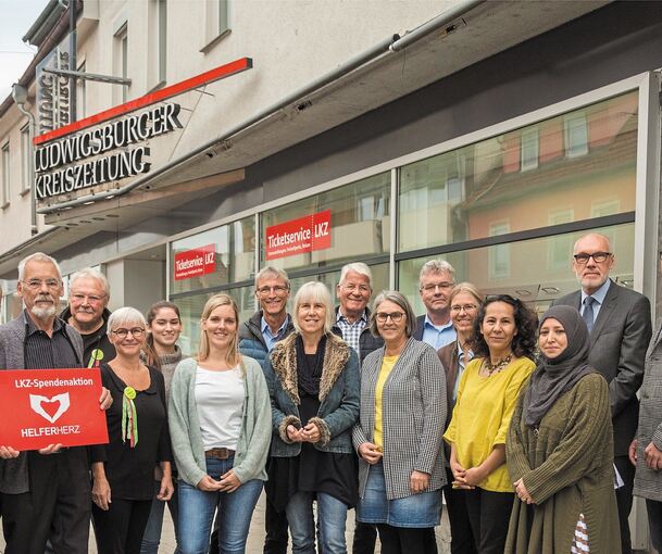 Mit Freude und Dank reagierten die Vertreter gemeinnütziger Organisationen aus dem Landkreis Ludwigsburg auf die Unterstützung durch die LKZ-Aktion Helferherz. Zum zweiten Mal in diesem Jahr gab es im Verlagshaus eine Spendenübergabe. Knapp 30 000 Eu