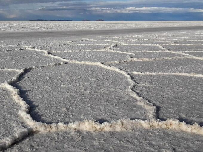 Der Salzsee Salar de Uyuni