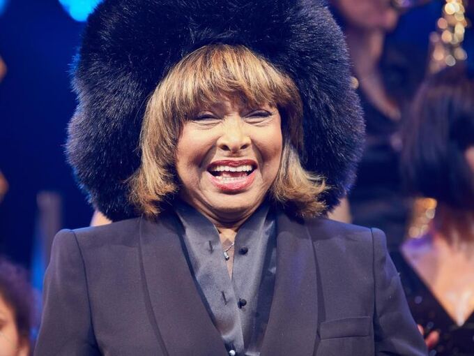Sängerin Tina Turner lacht