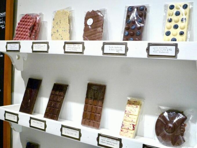 Schokoladengeschäft in New York Schokoladengeschäft in New York