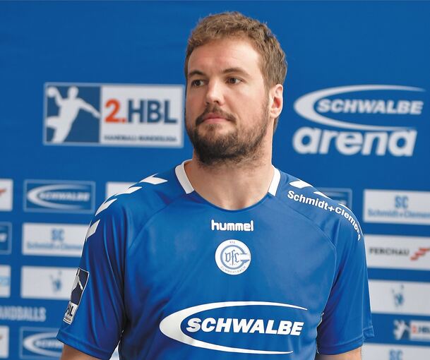 Ungewohnter Anblick für Bietigheimer Handball-Fans: Robin Haller im Trikot des VfL Gummersbach. Foto: Eibner