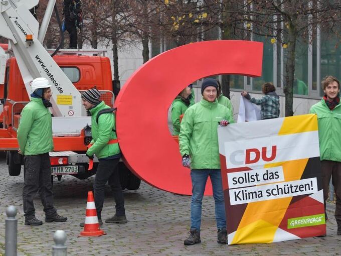 Greenpeace-Klimaprotest