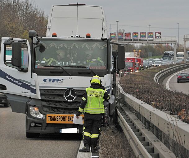 Wegen gesundheitlicher Probleme ist der 47-jährige Fahrer eines Lastwagens am Dienstagmorgen auf der A 81 zwischen den Anschlussstellen Ludwigsburg-Nord und Ludwigsburg-Süd in die Mittelleitplanke gedonnert. Polizeibeamte stellten bei dem Mann Anzeic